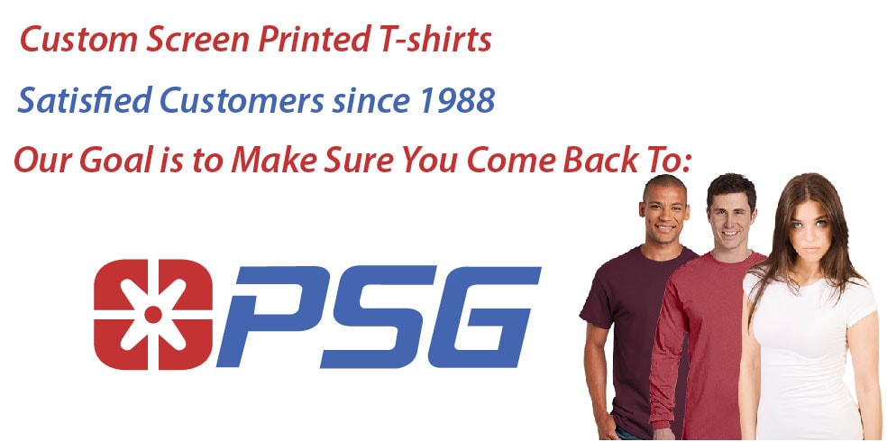 Custom Screen Printing and Embroidery - Precision Screen Graphics (PSG)